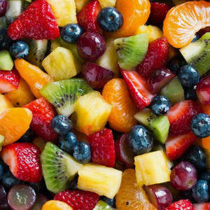 Christmas Fruit Salad with Passionfruit Dressing