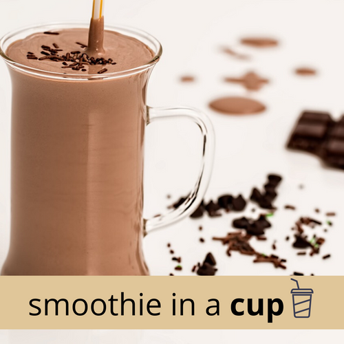 PEANUT BUTTER + CHOCOLATE Classic Smoothie in a Cup